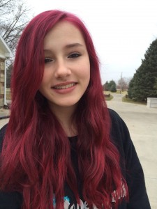 Hope's red hair